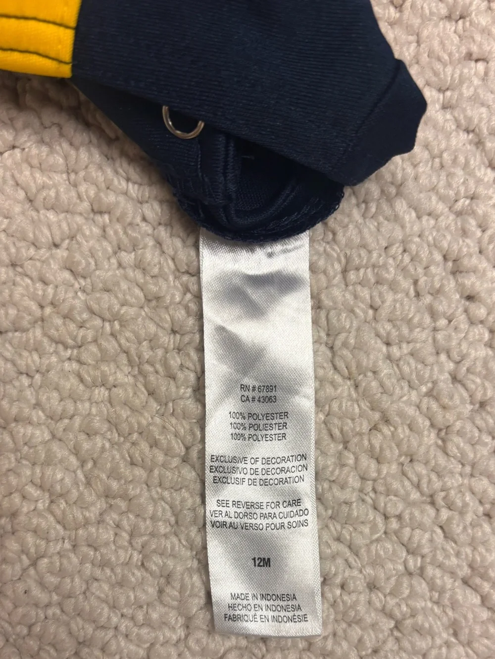 Girl’s (12 month) University of Michigan Cheerleader Uniform